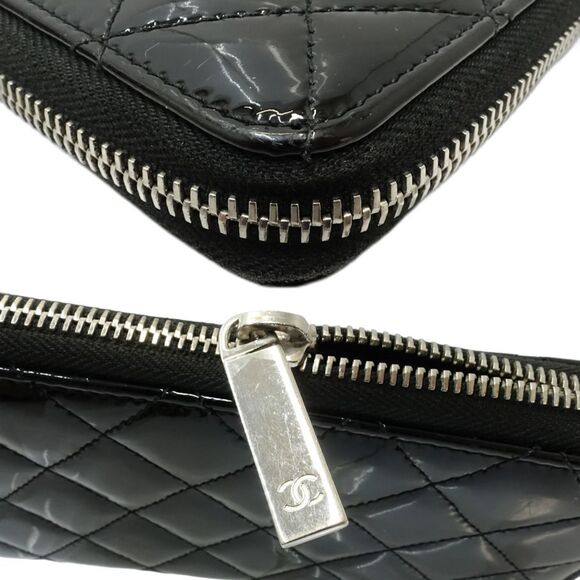 CHANEL Black Leather Wallet
